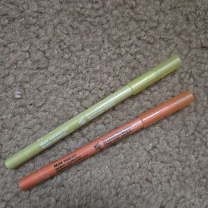 NYX Eyeliner Set - Lime Green and Peach